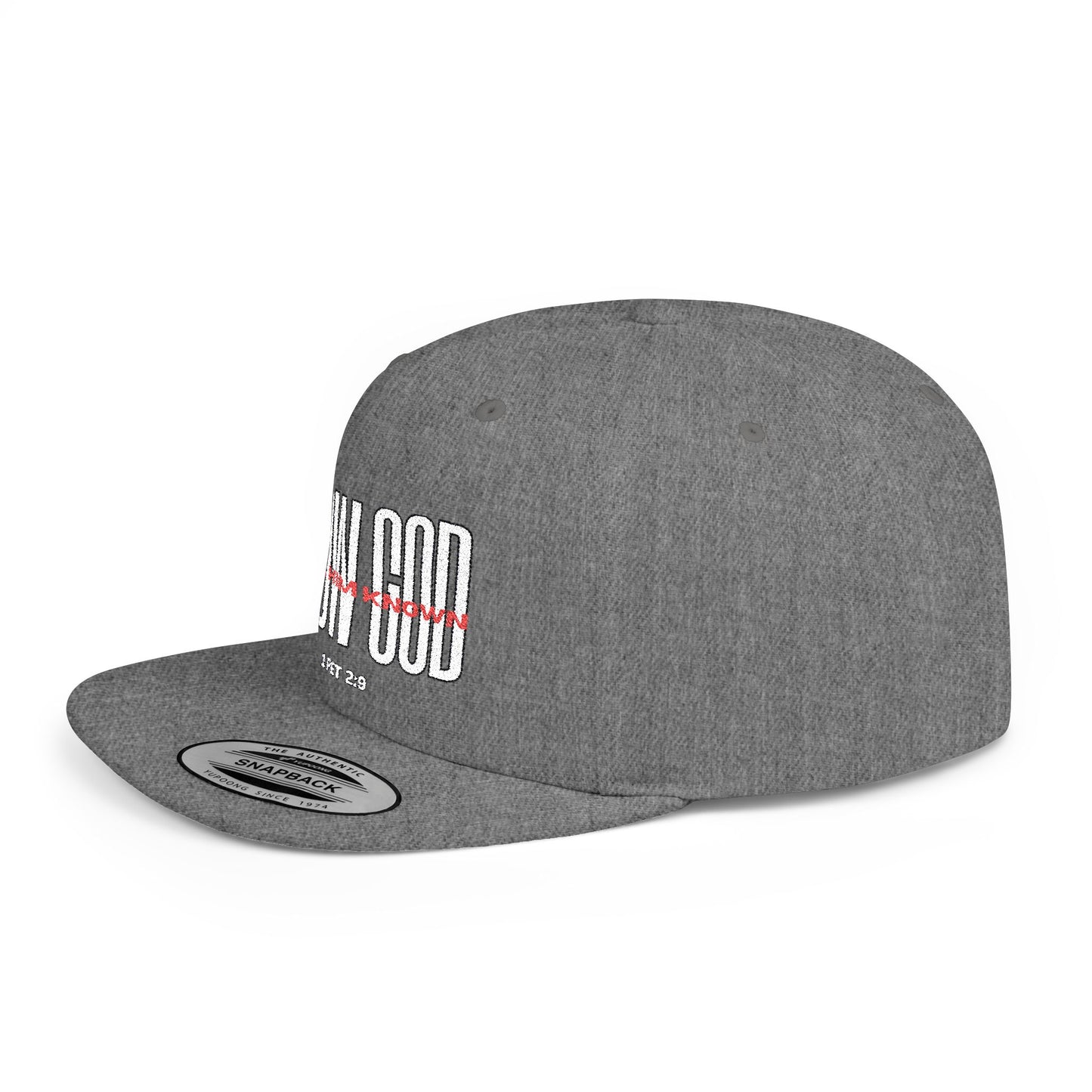 KNOW GOD Flat Bill Snapback Cap
