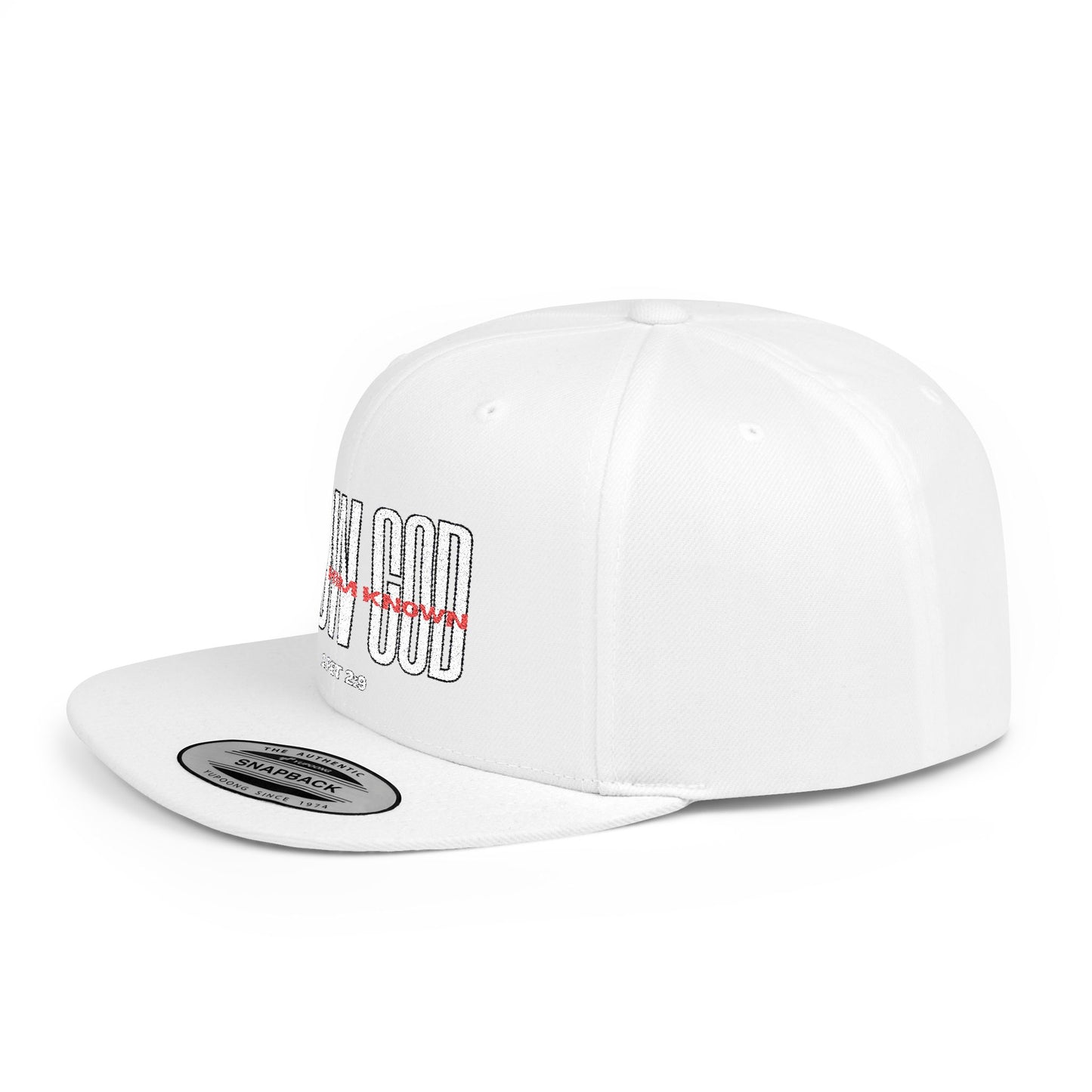 KNOW GOD Flat Bill Snapback Cap