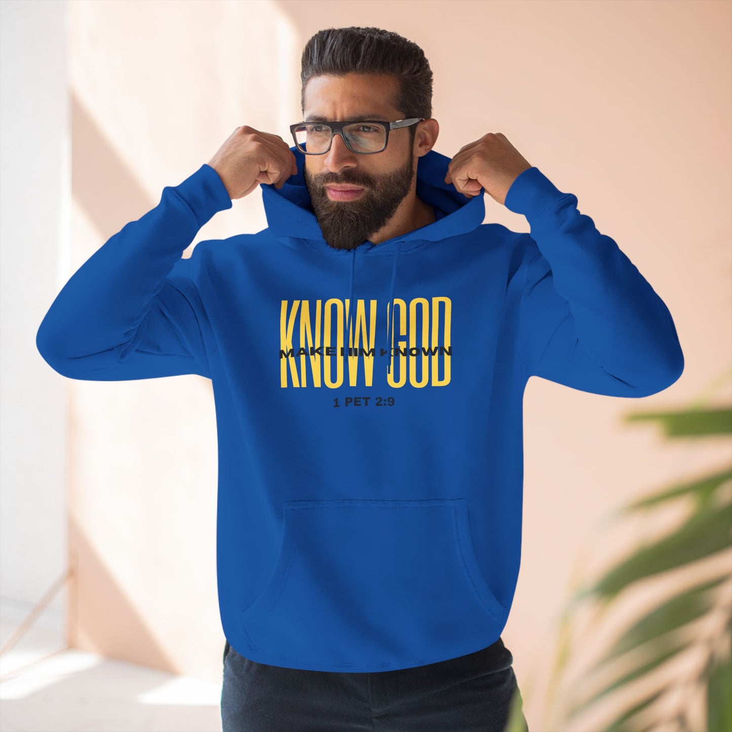 Know God/ Make Him Know Fleece Hoodie