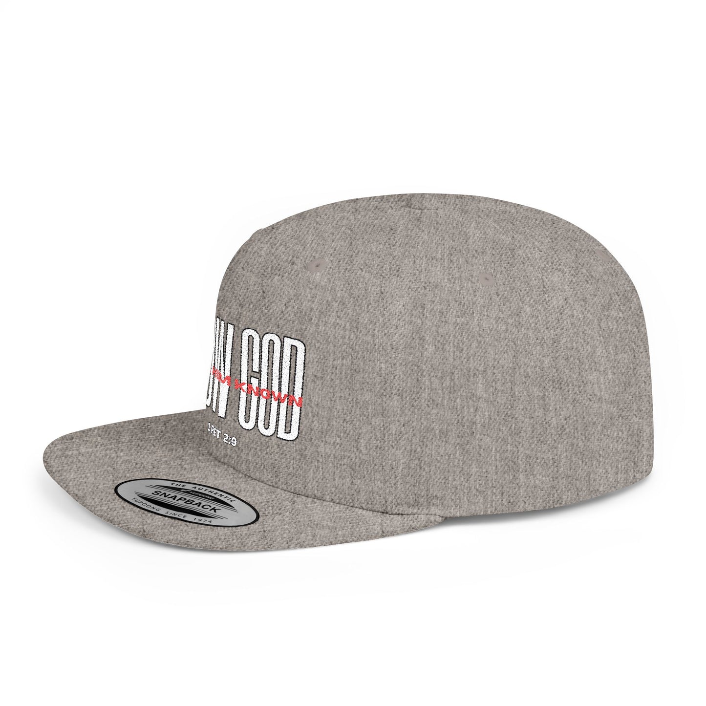 KNOW GOD Flat Bill Snapback Cap