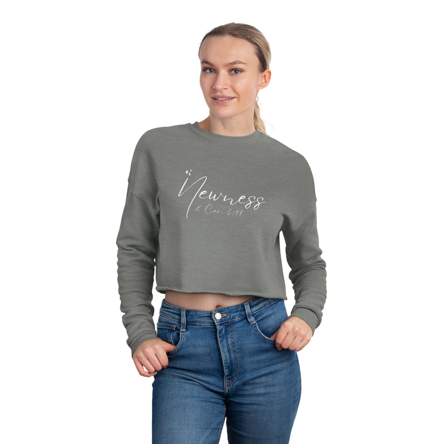 Newness Women's Cropped Sweatshirt