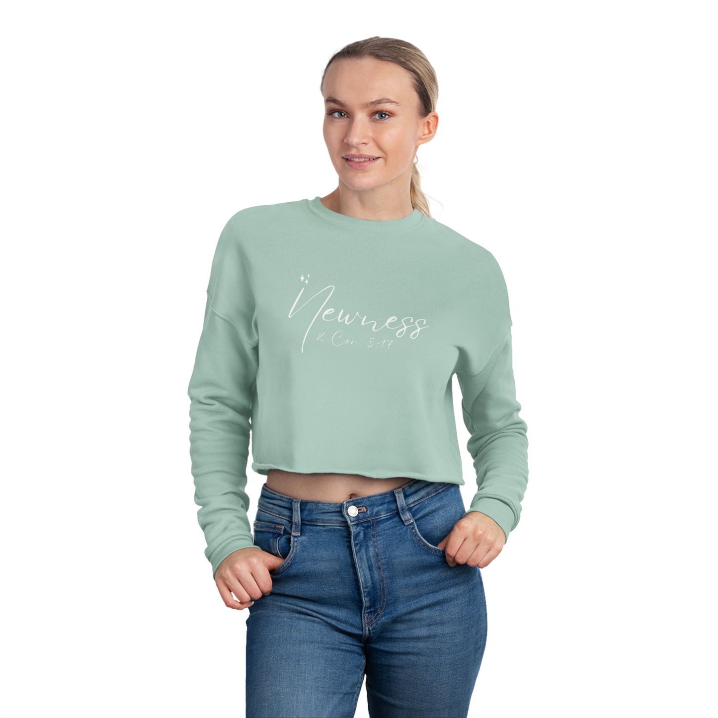 Newness Women's Cropped Sweatshirt