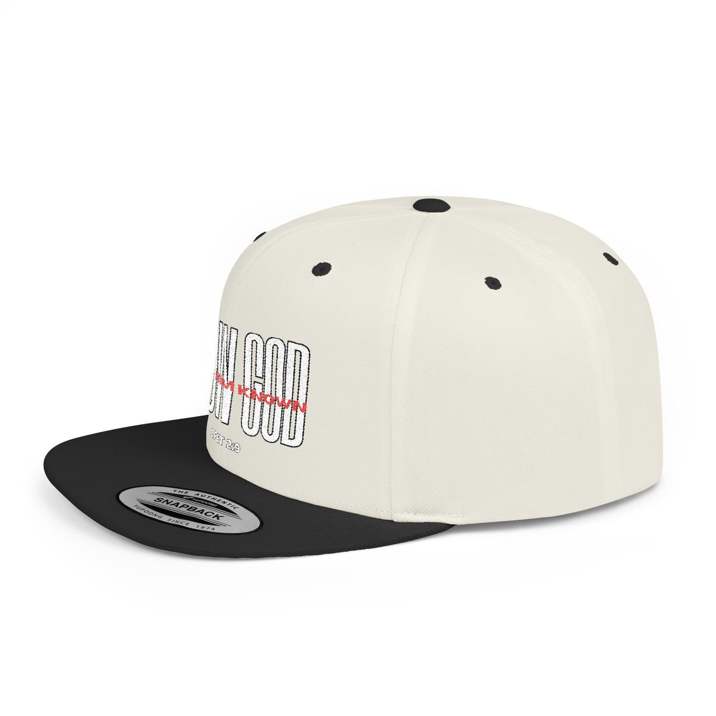 KNOW GOD Flat Bill Snapback Cap