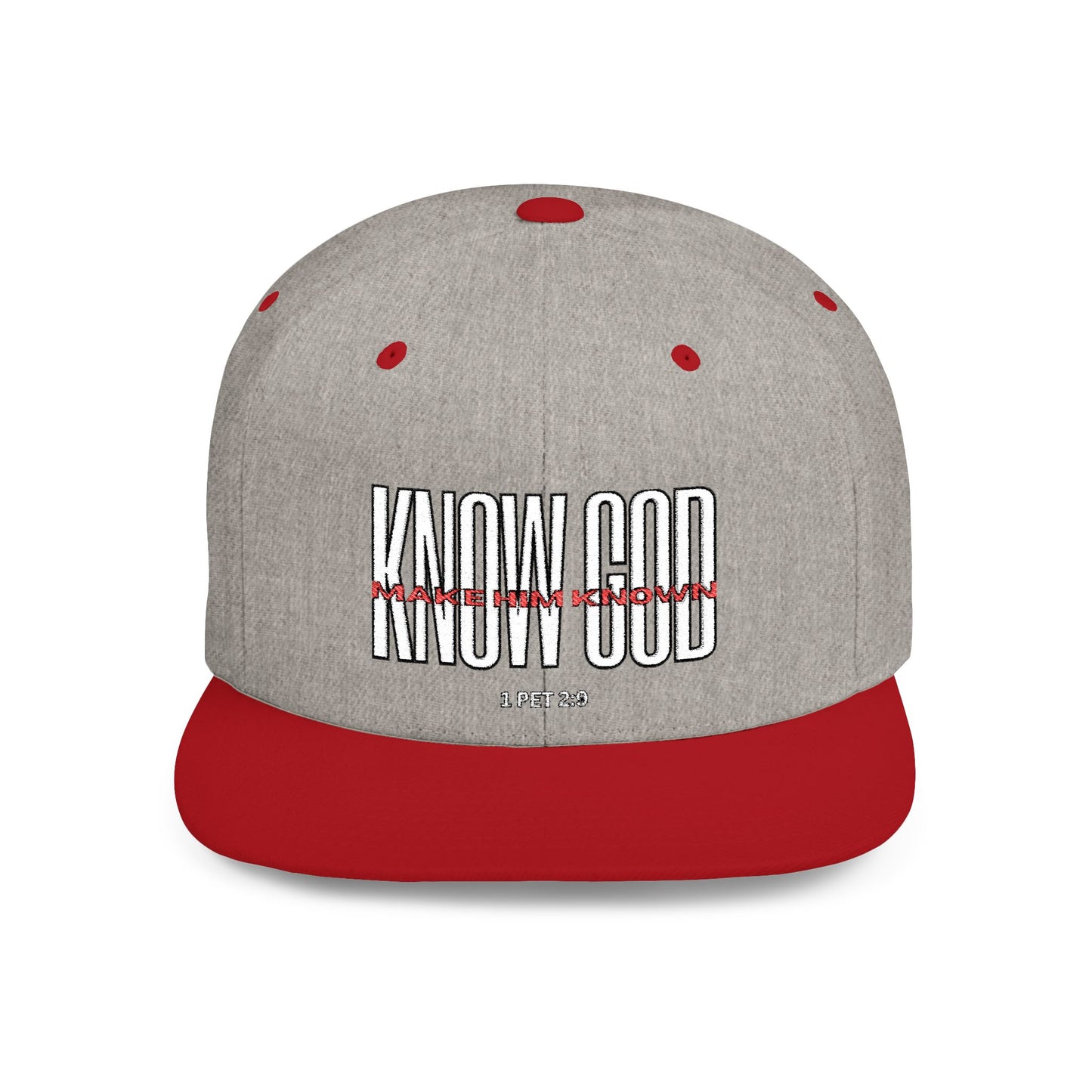 KNOW GOD Flat Bill Snapback Cap