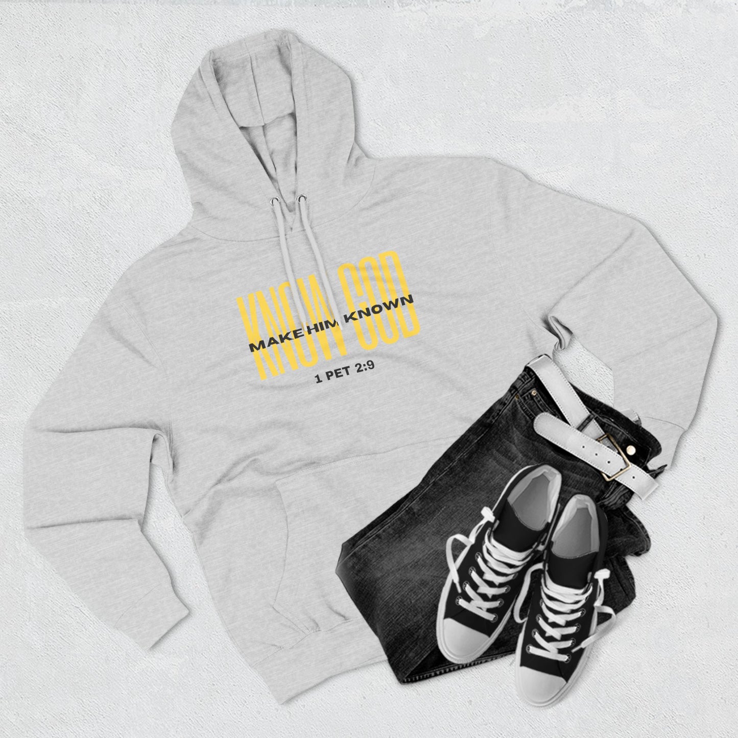 Know God/ Make Him Know Fleece Hoodie