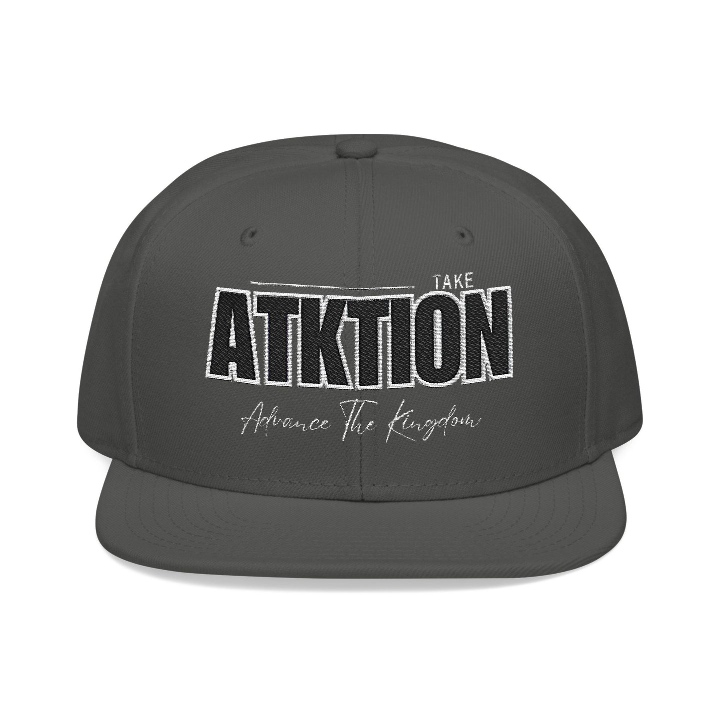 Embroidered Snapback Cap - ATK Statement Hat (Bold Colors)