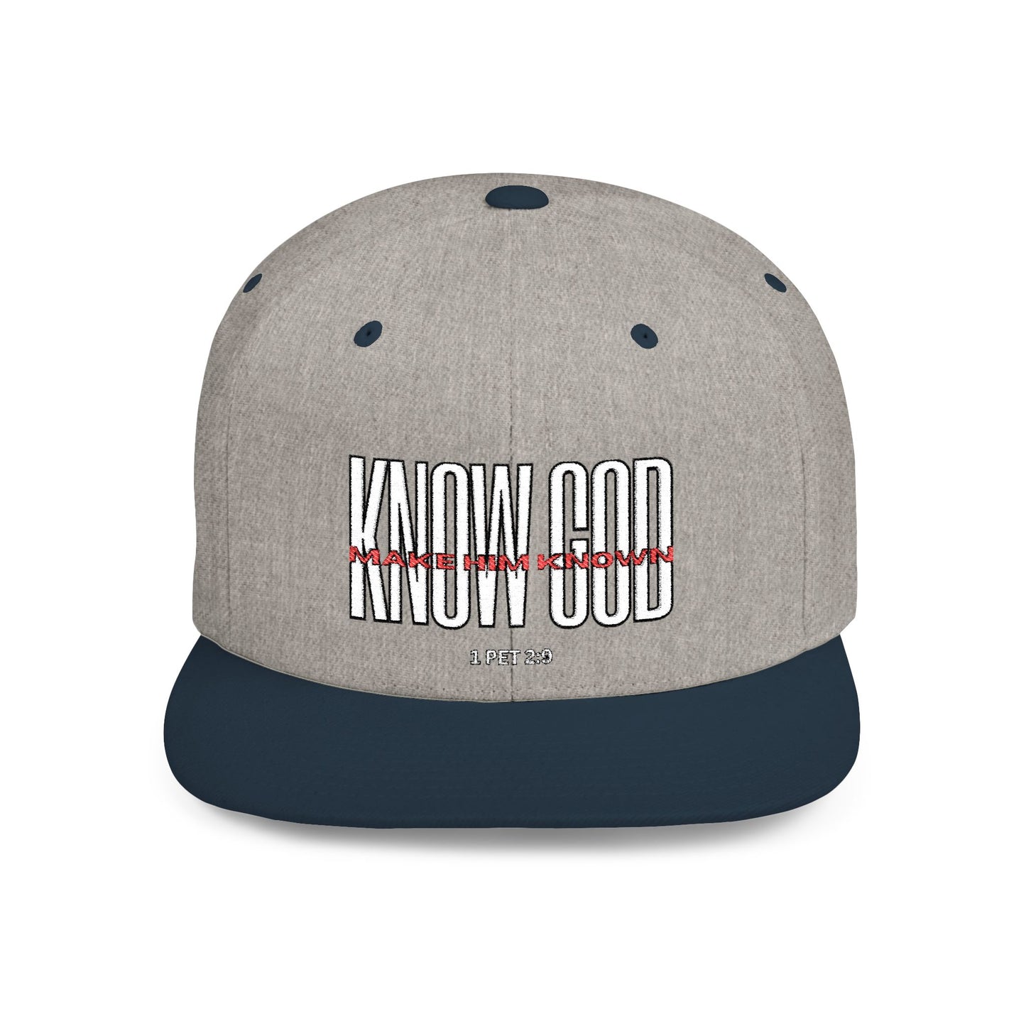 KNOW GOD Flat Bill Snapback Cap