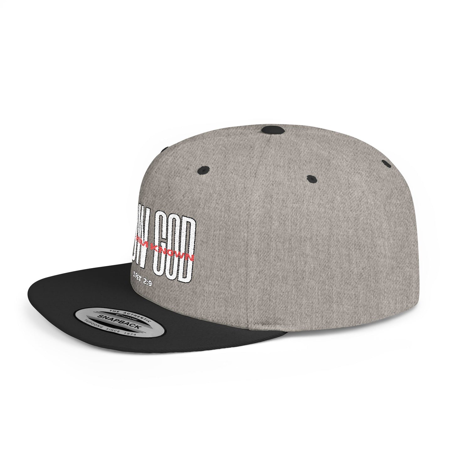 KNOW GOD Flat Bill Snapback Cap