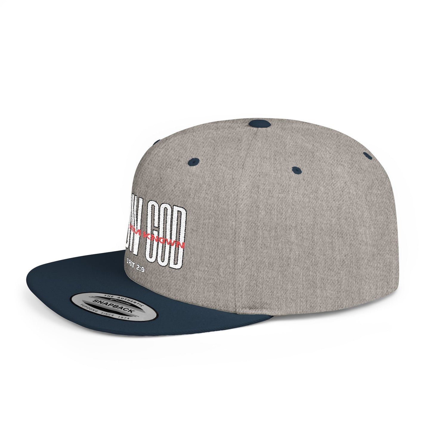 KNOW GOD Flat Bill Snapback Cap