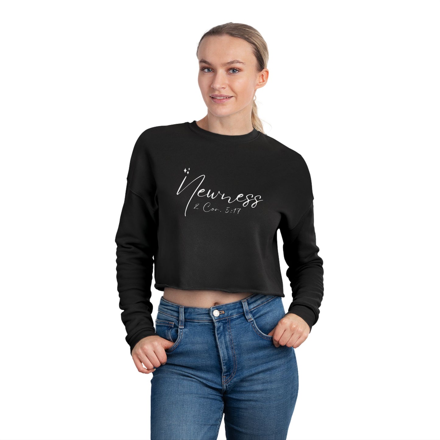 Newness Women's Cropped Sweatshirt
