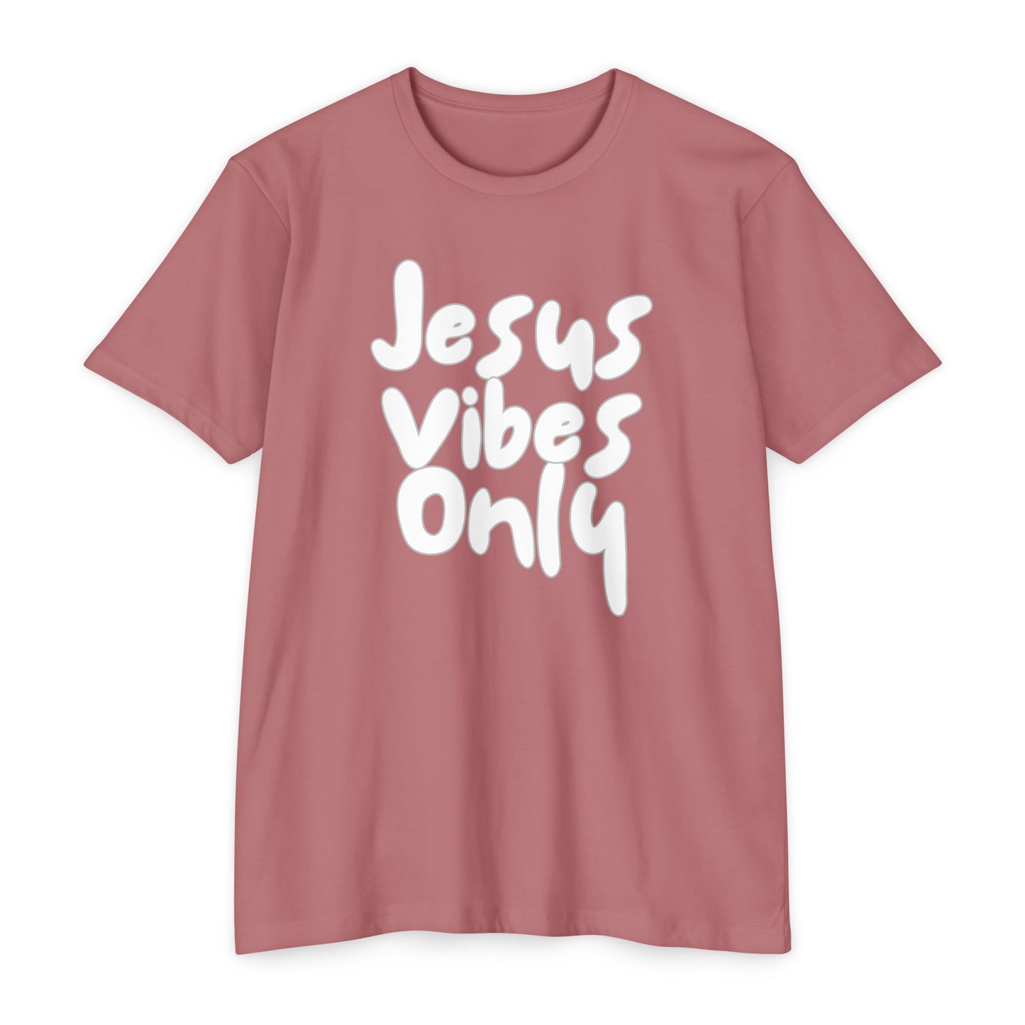 Jesus Vibes Only Unisex T-Shirt WHT