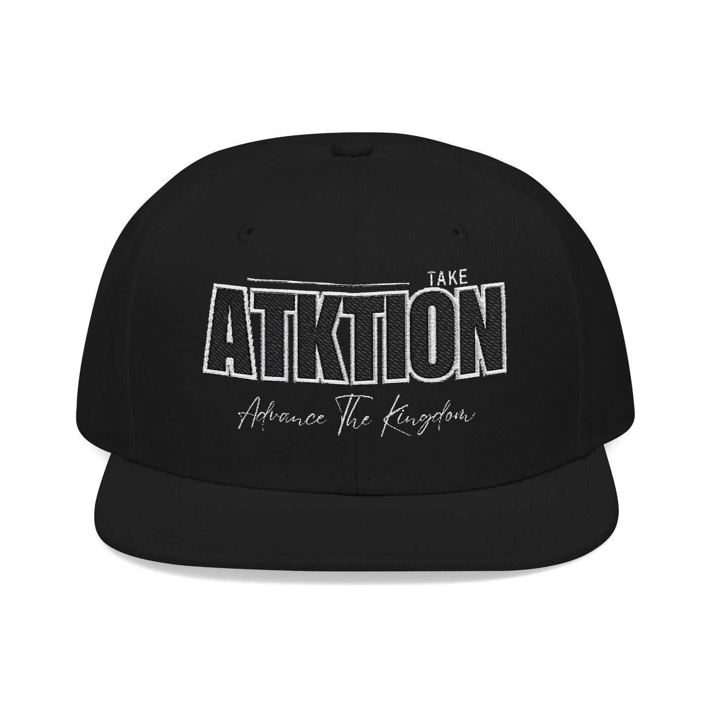 Embroidered Snapback Cap - ATK Statement Hat (Bold Colors)