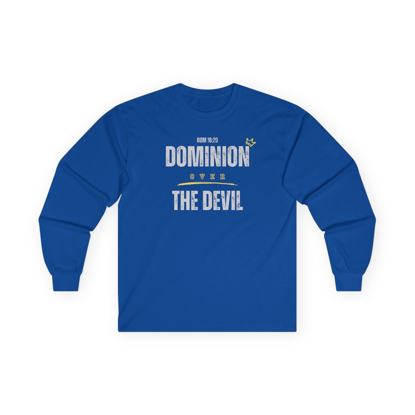 Dominion Over the Devil (Grey) - Long Sleeve Tee