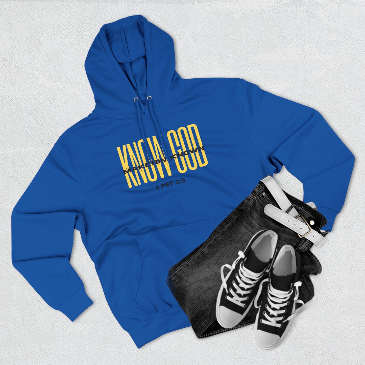 Know God/ Make Him Know Fleece Hoodie