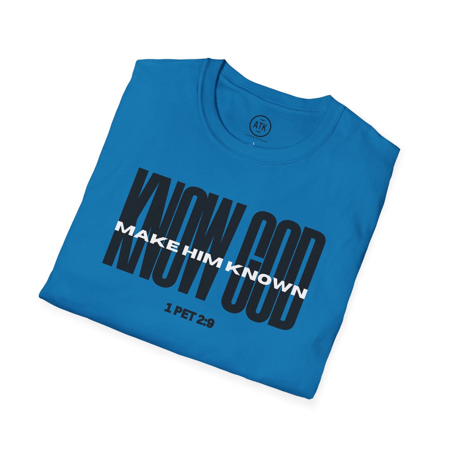 Know God Unisex Softstyle T-Shirt BLK