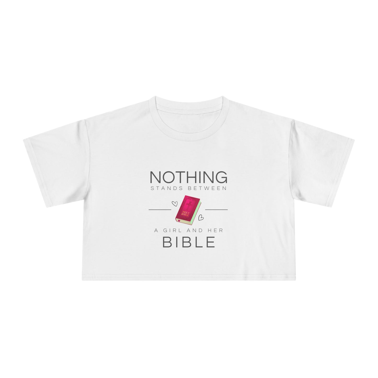 Me And My Bible Women's Crop Tee