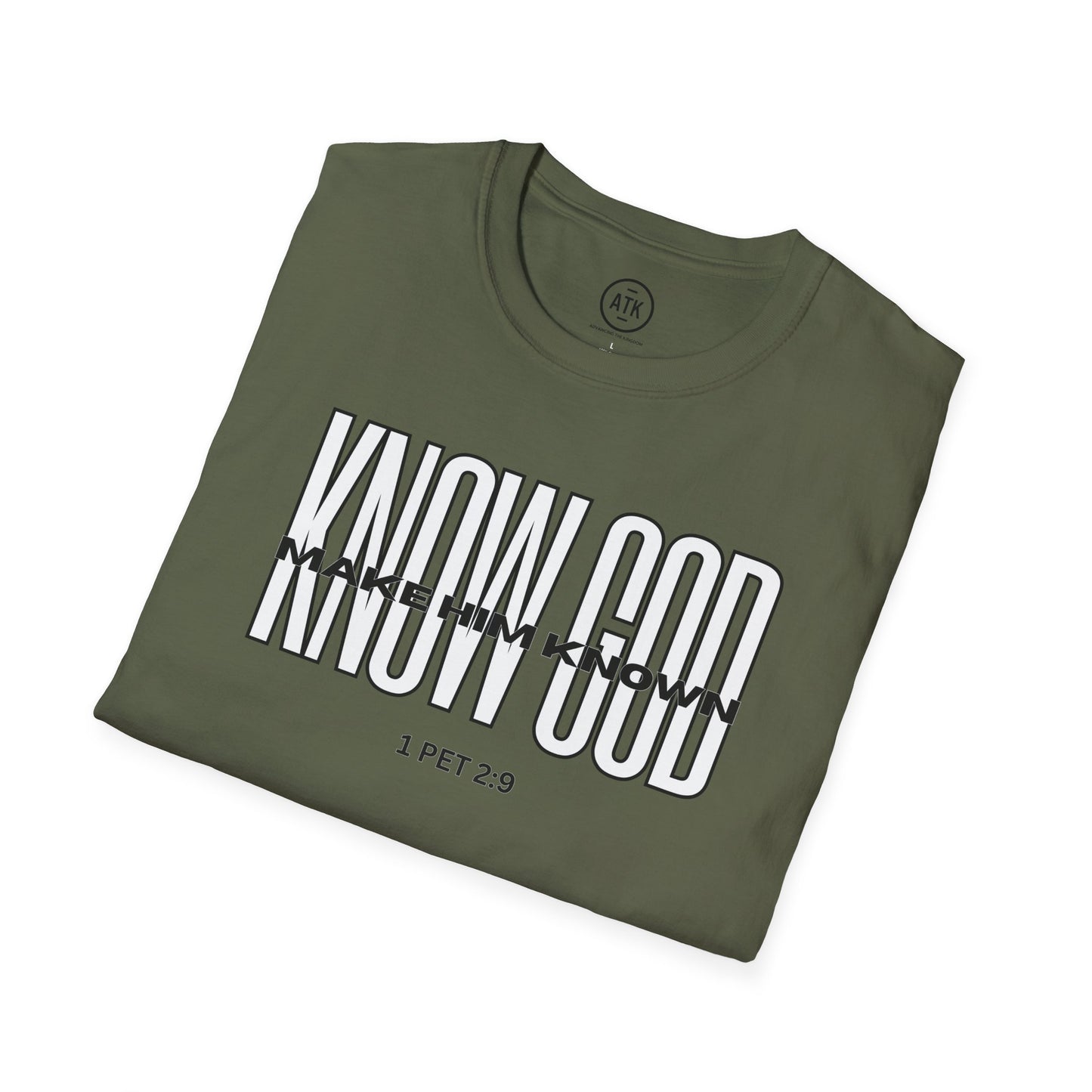 KNOW GOD UNISEX SOFTSTYLE TSHIRT