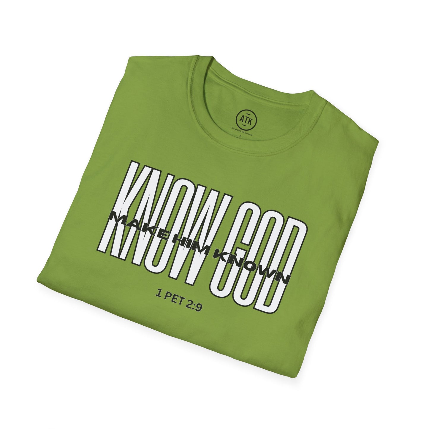 KNOW GOD UNISEX SOFTSTYLE TSHIRT