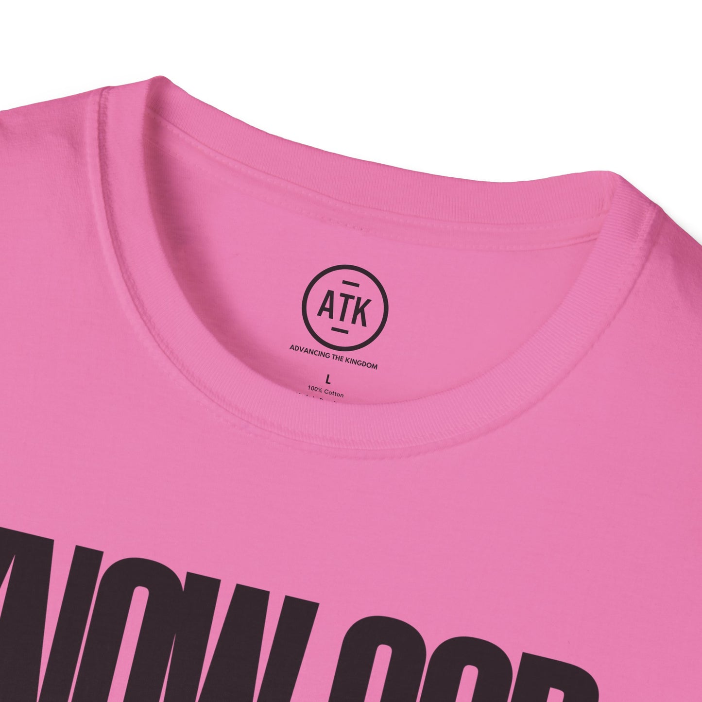 Know God Unisex Softstyle T-Shirt BLK