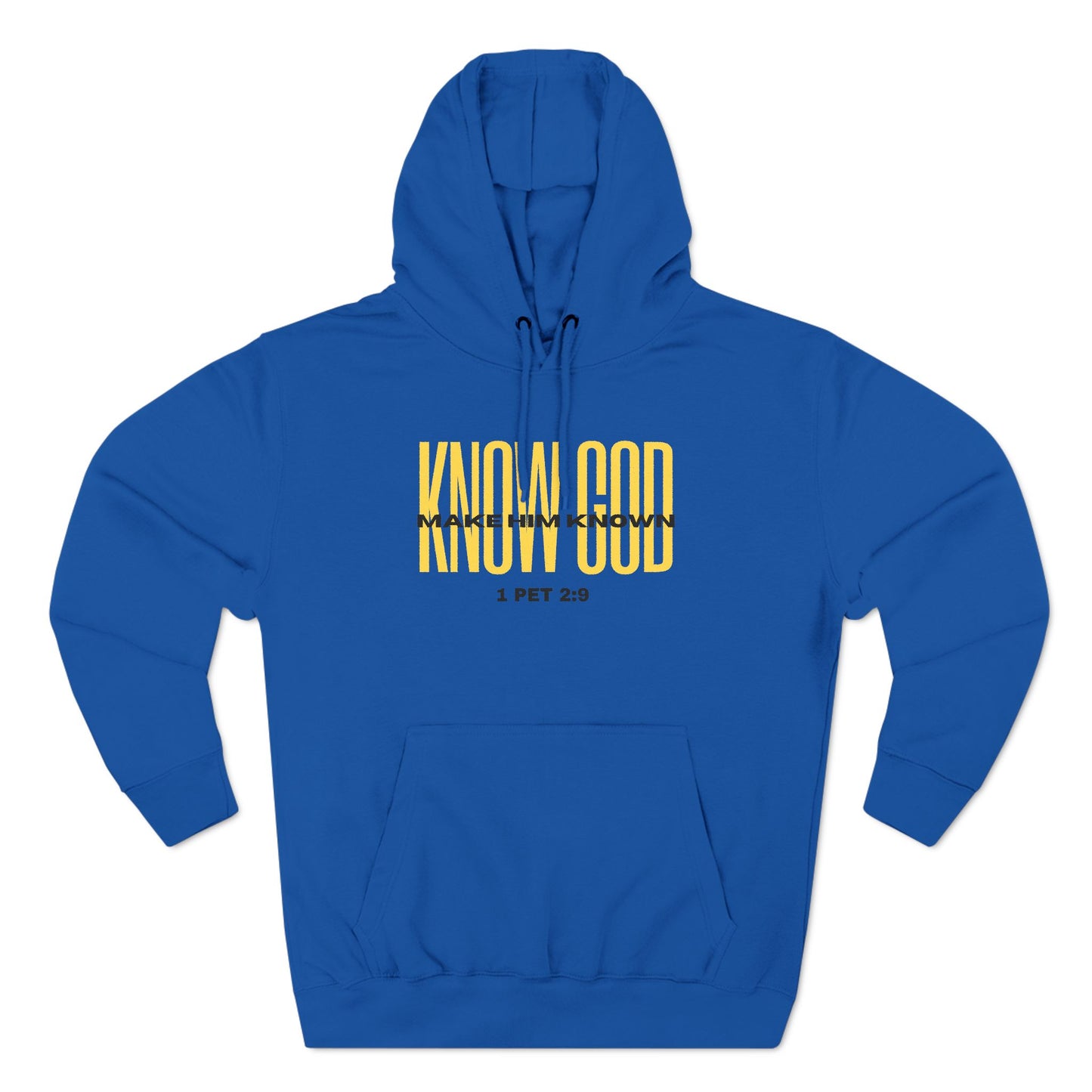 Know God/ Make Him Know Fleece Hoodie