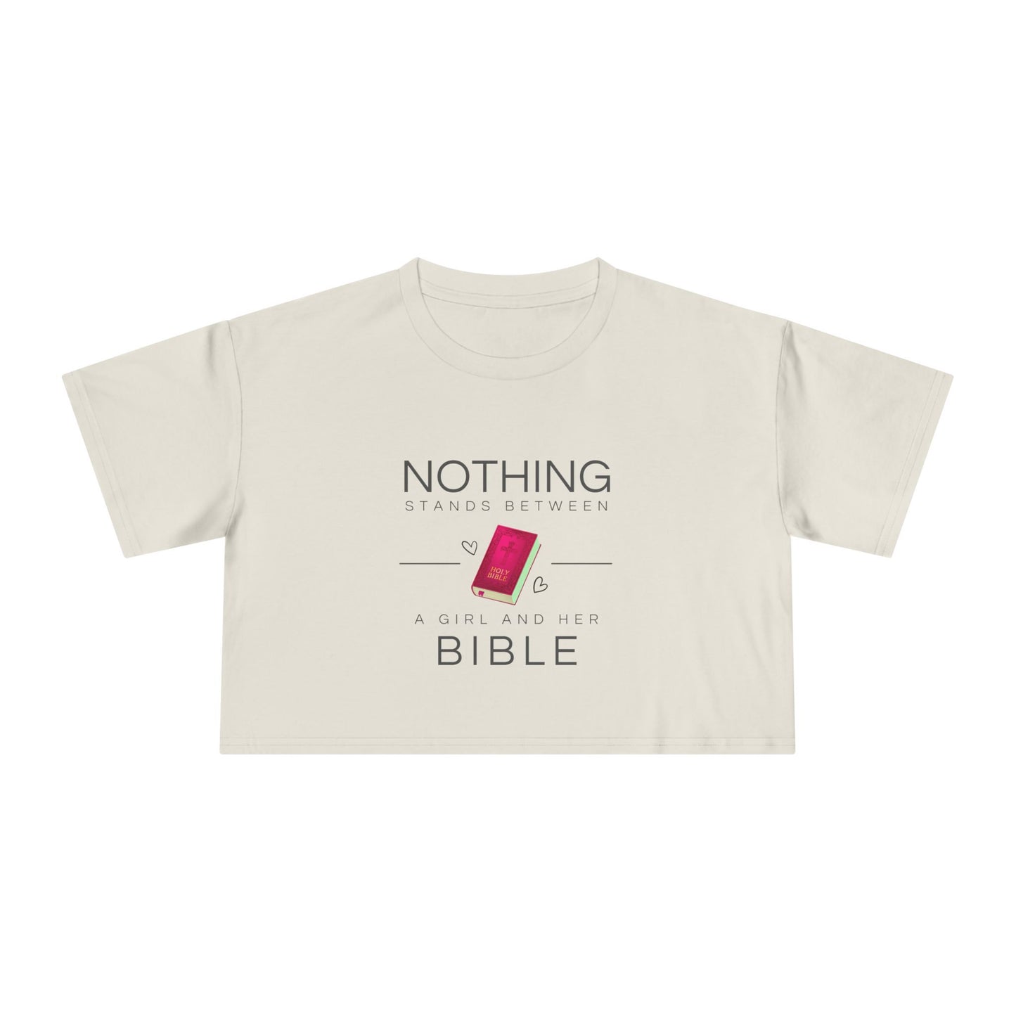 Me And My Bible Women's Crop Tee