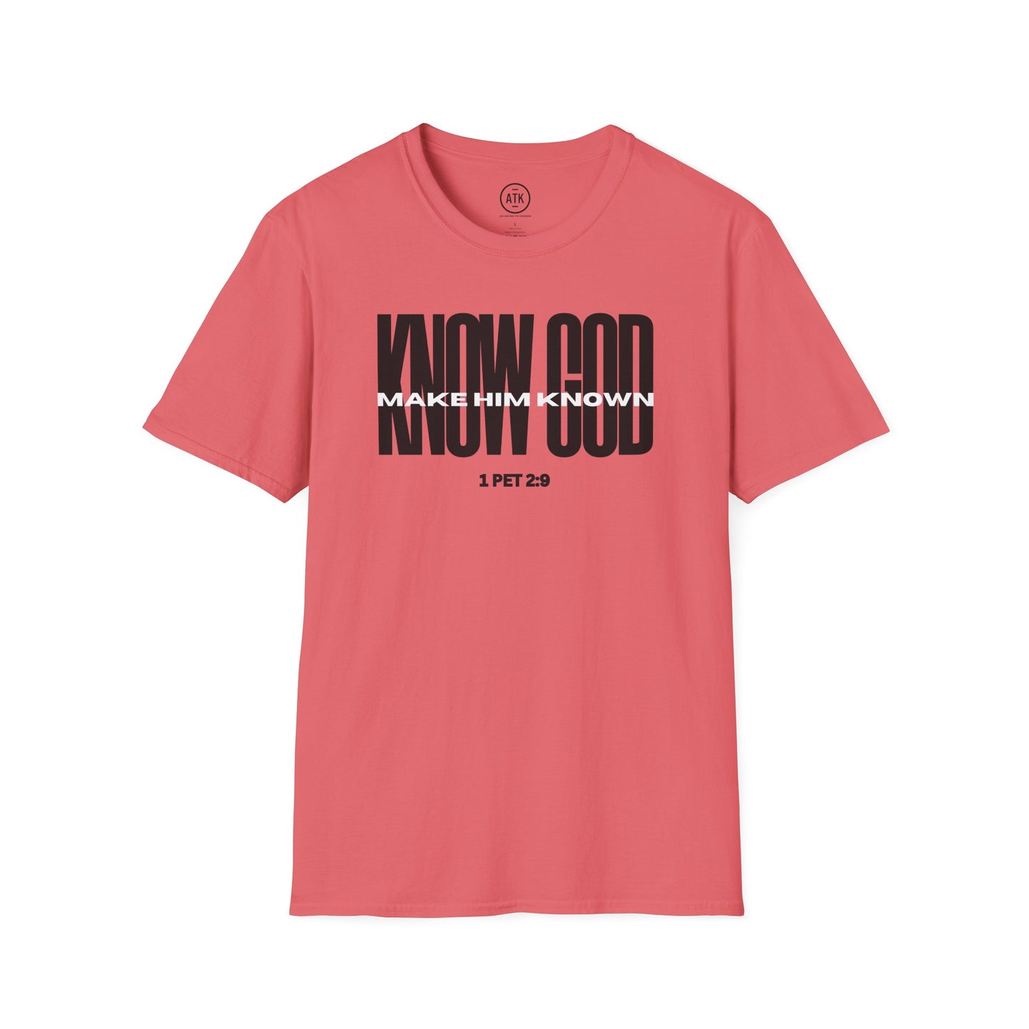 Know God Unisex Softstyle T-Shirt BLK