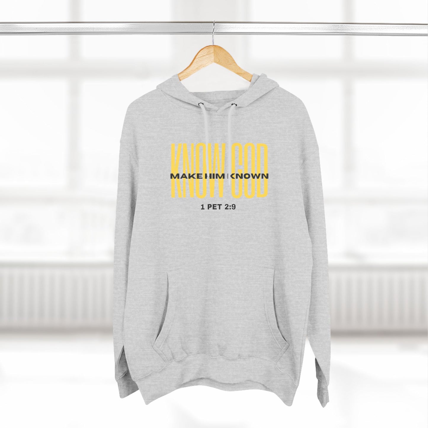 Know God/ Make Him Know Fleece Hoodie