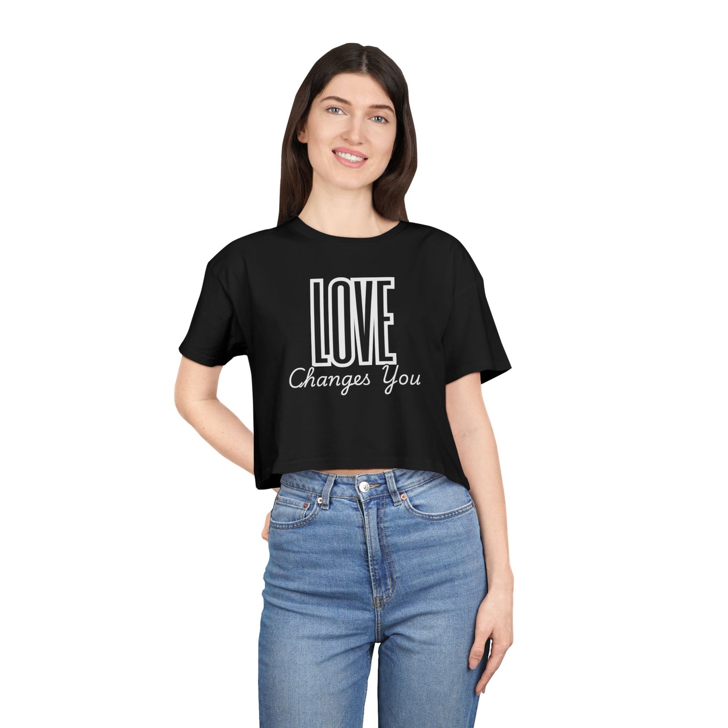 Love Changes You Crop Tee