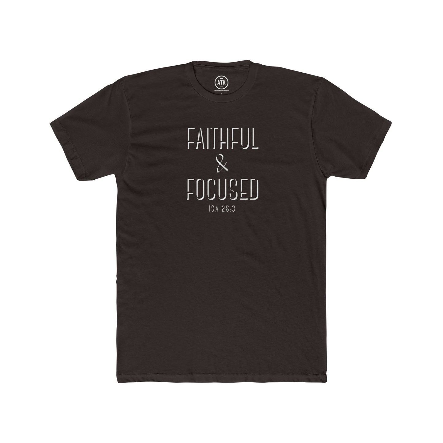 Faithful & Focused Unisex Cotton Crew Tee