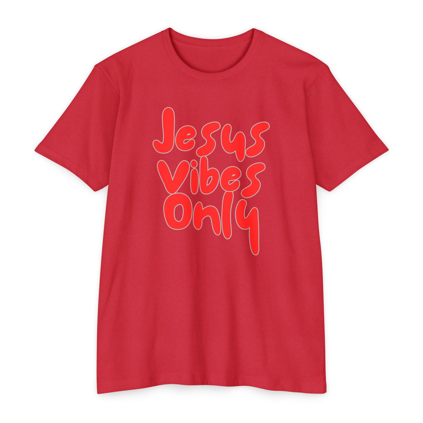 Jesus Vibes Only Unisex T-Shirt RED