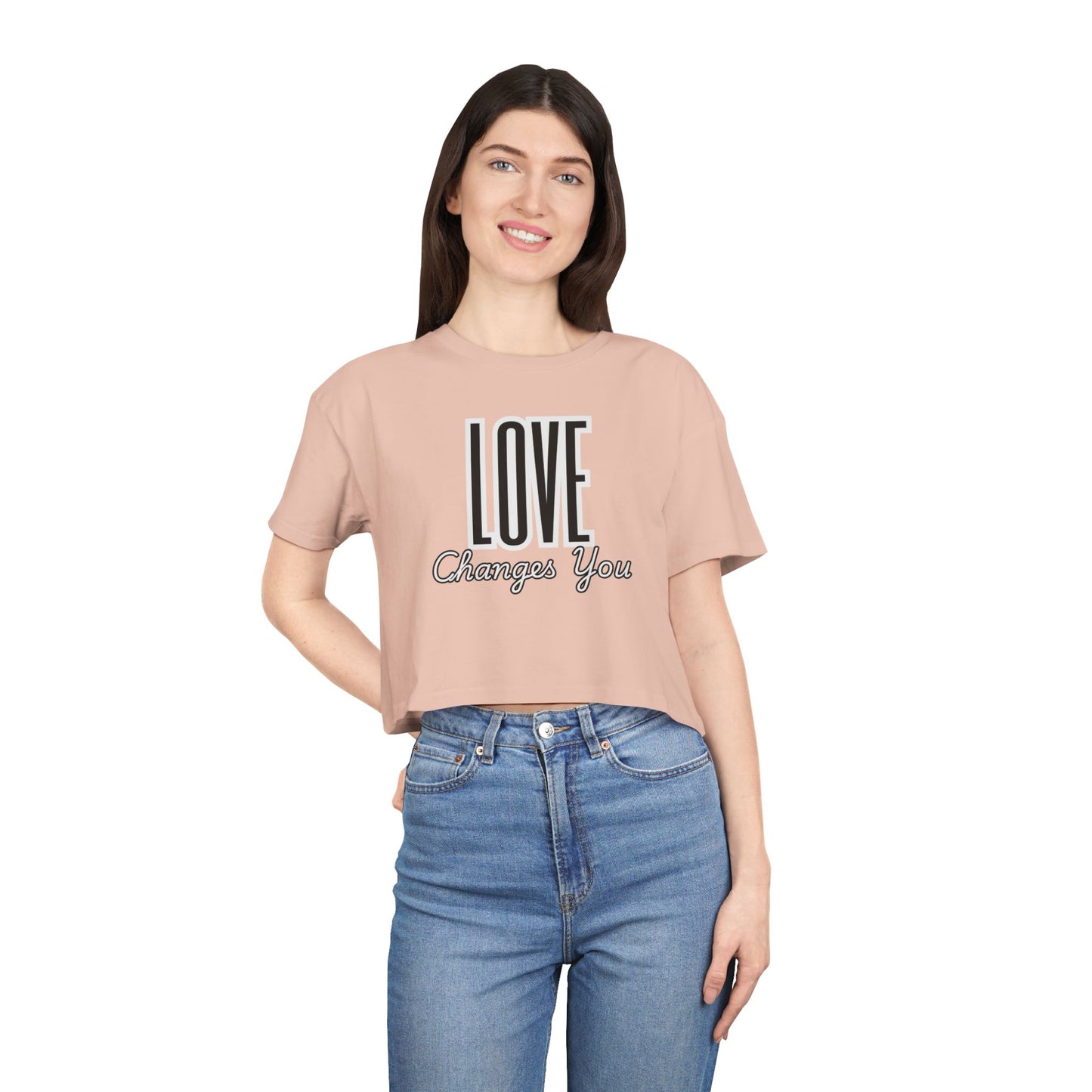 Love Changes You Crop Tee