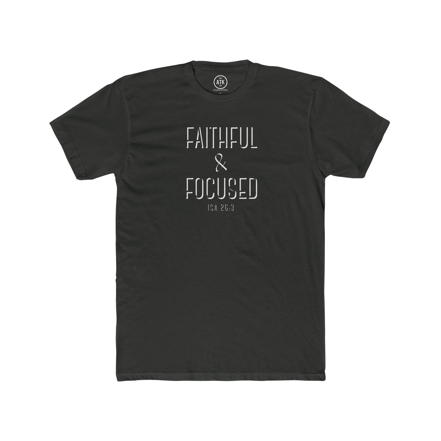 Faithful & Focused Unisex Cotton Crew Tee