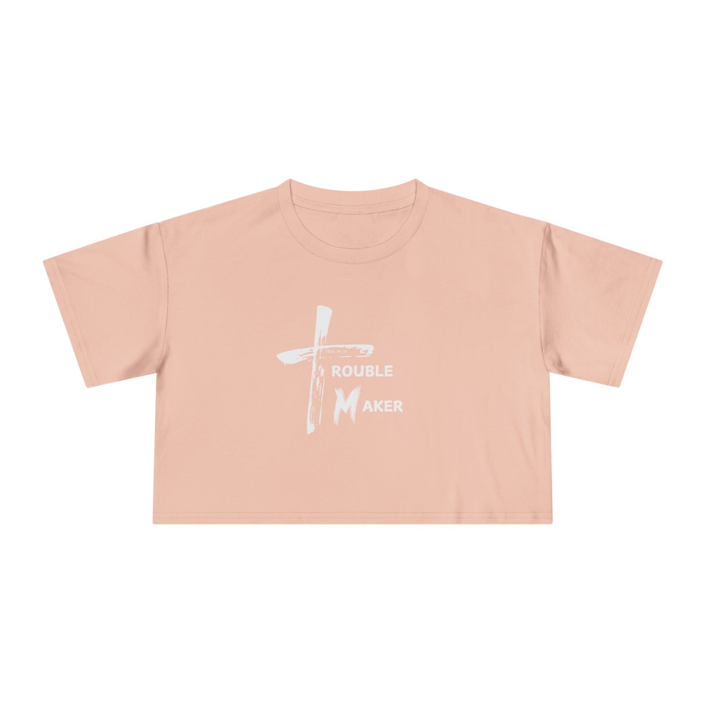 Trouble Maker Women's Crop Tee