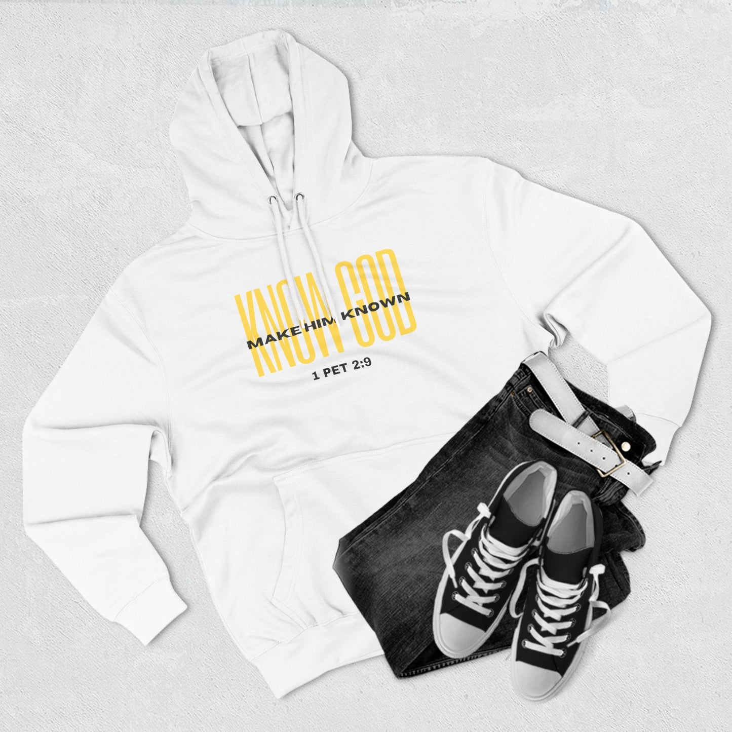 Know God/ Make Him Know Fleece Hoodie