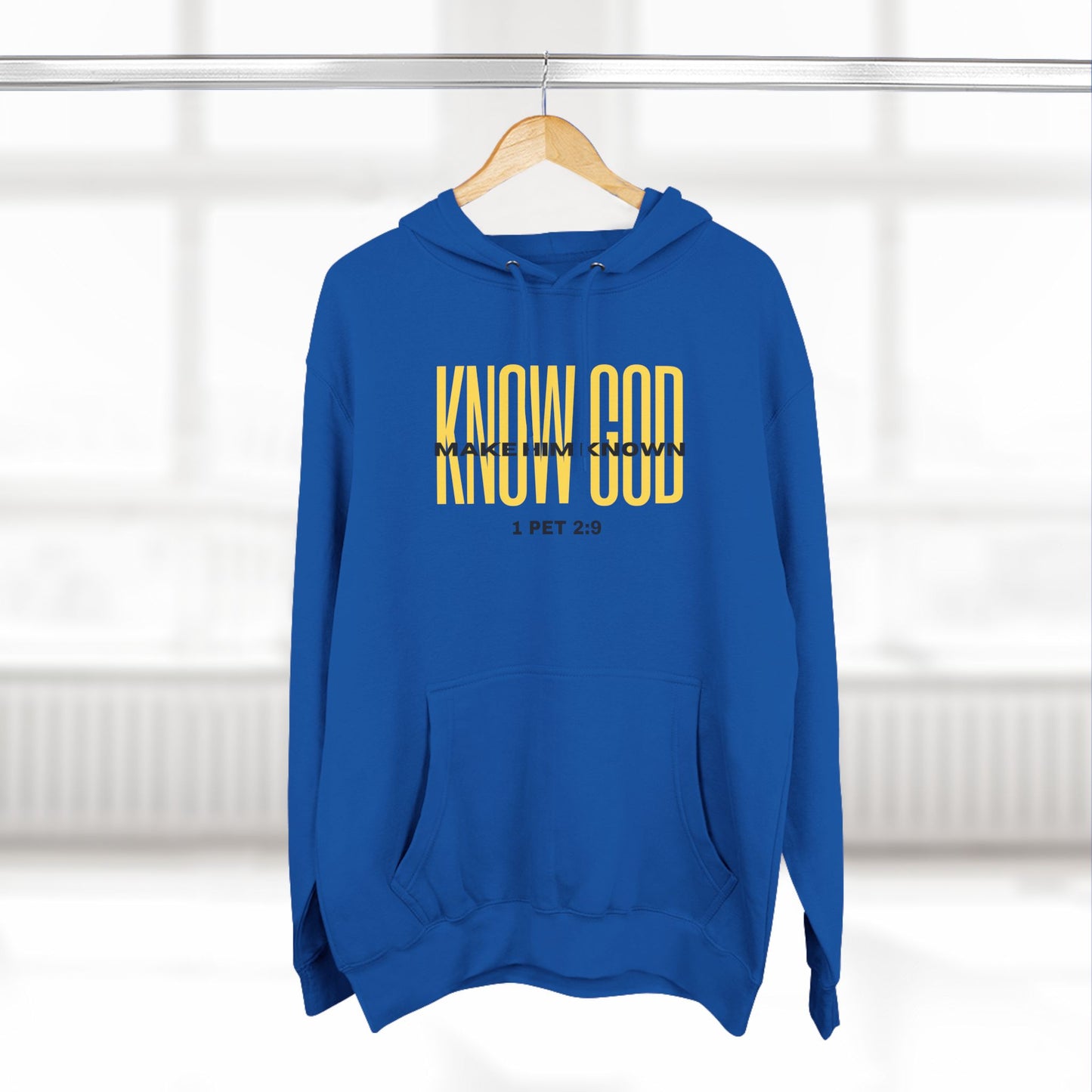 Know God/ Make Him Know Fleece Hoodie