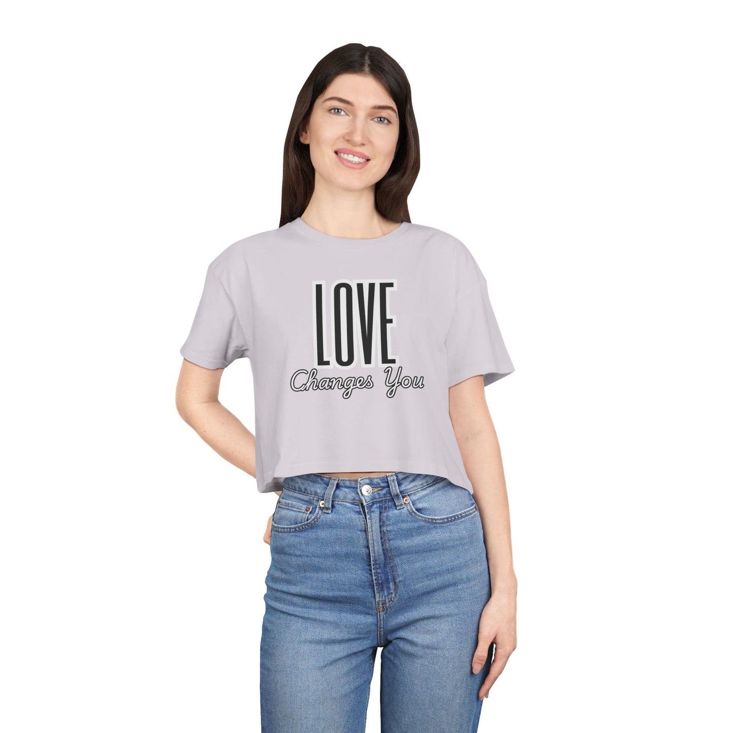 Love Changes You Crop Tee