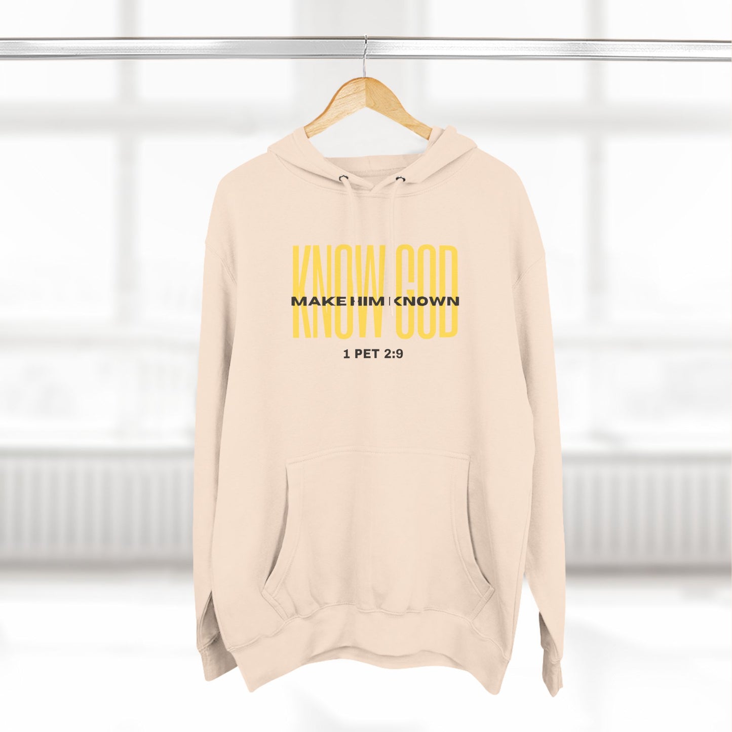 Know God/ Make Him Know Fleece Hoodie