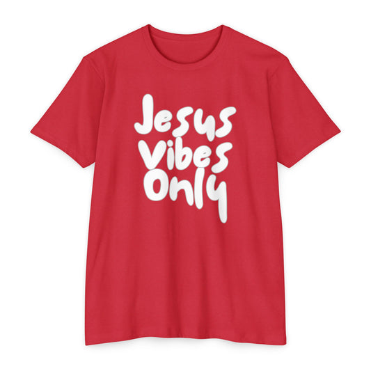 Jesus Vibes Only Unisex T-Shirt WHT