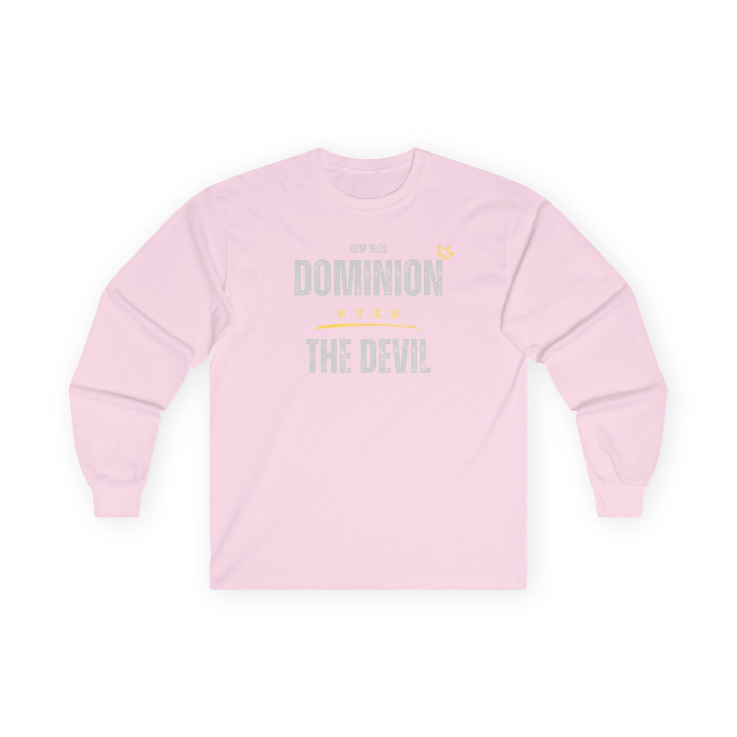 Dominion Over the Devil (Grey) - Long Sleeve Tee