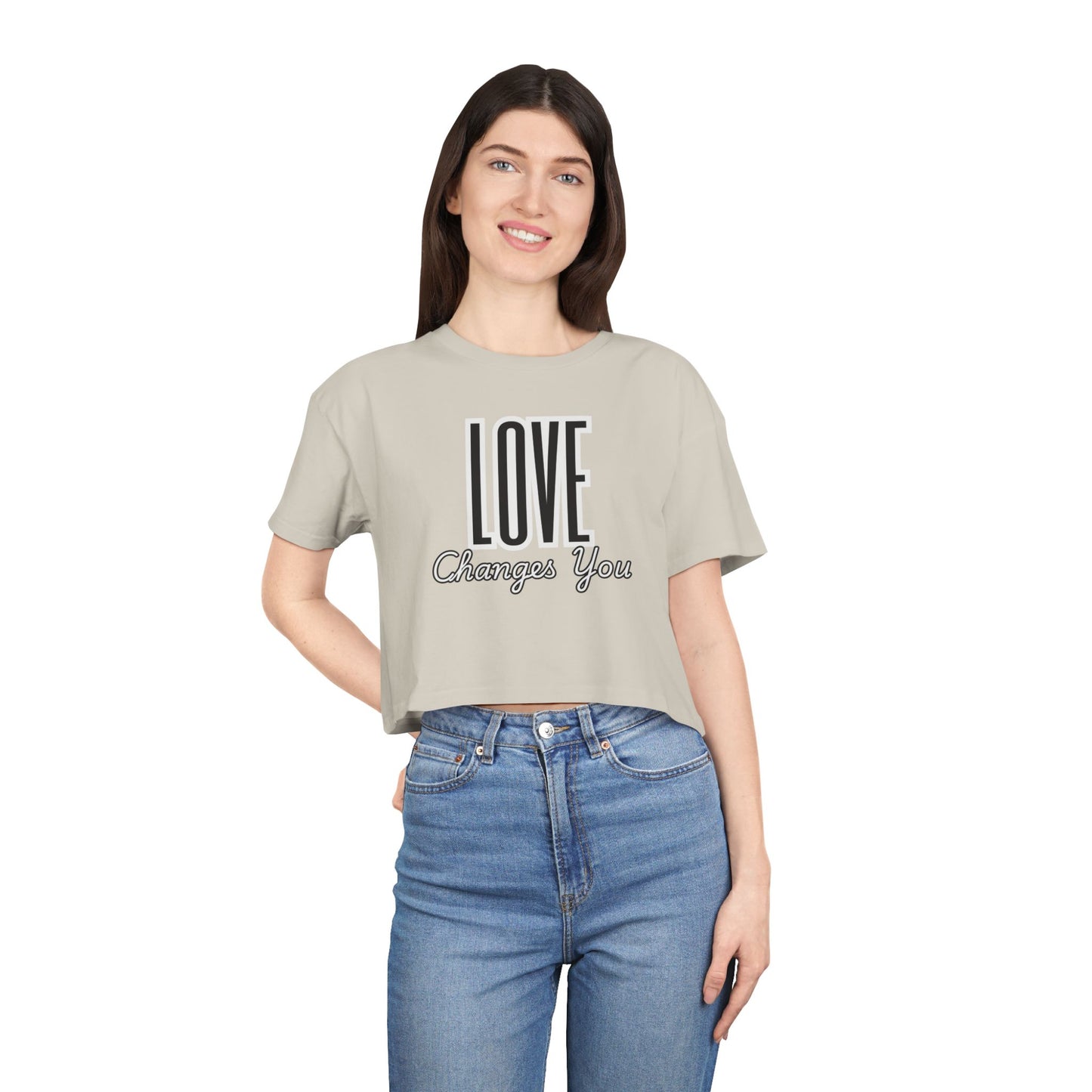 Love Changes You Crop Tee