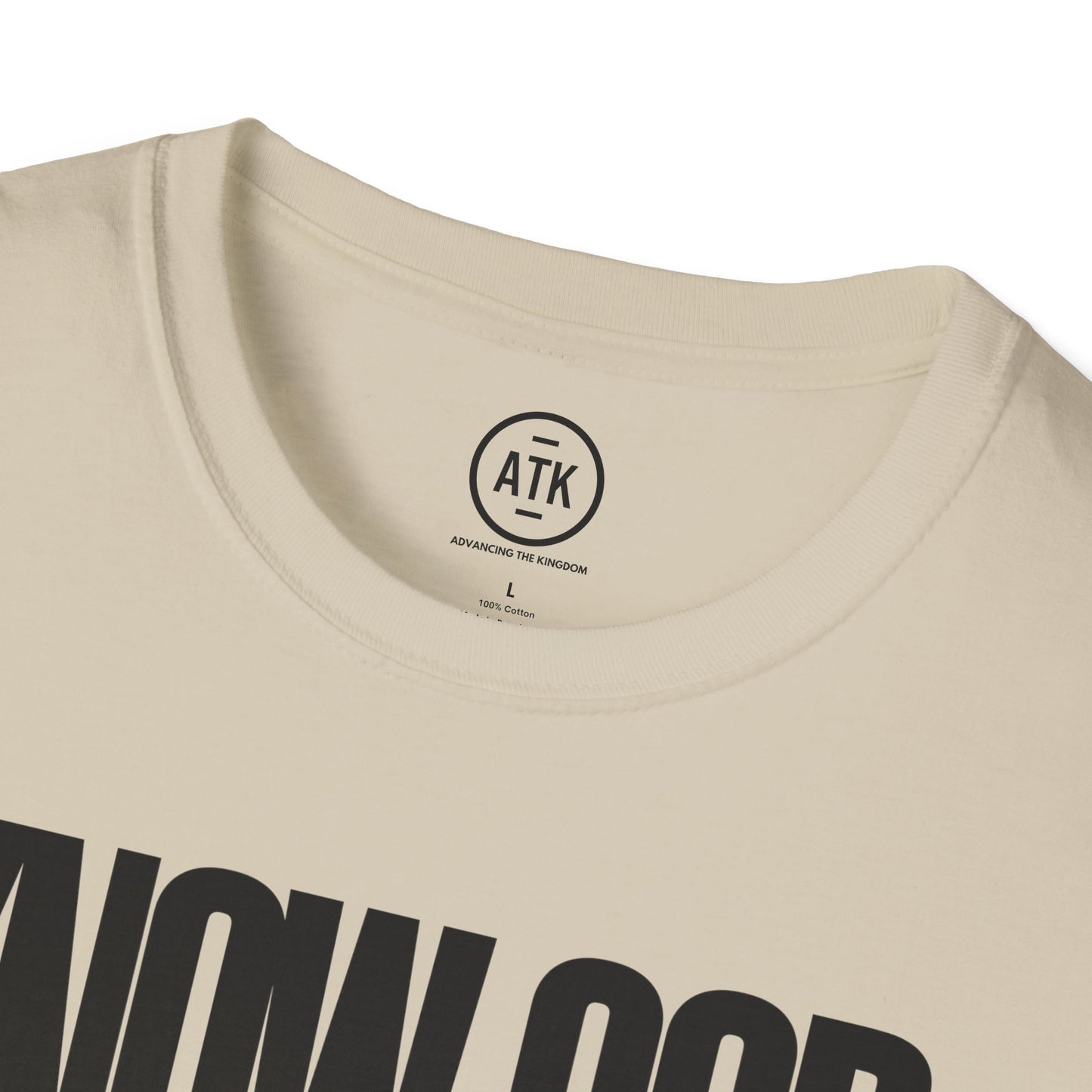 Know God Unisex Softstyle T-Shirt BLK