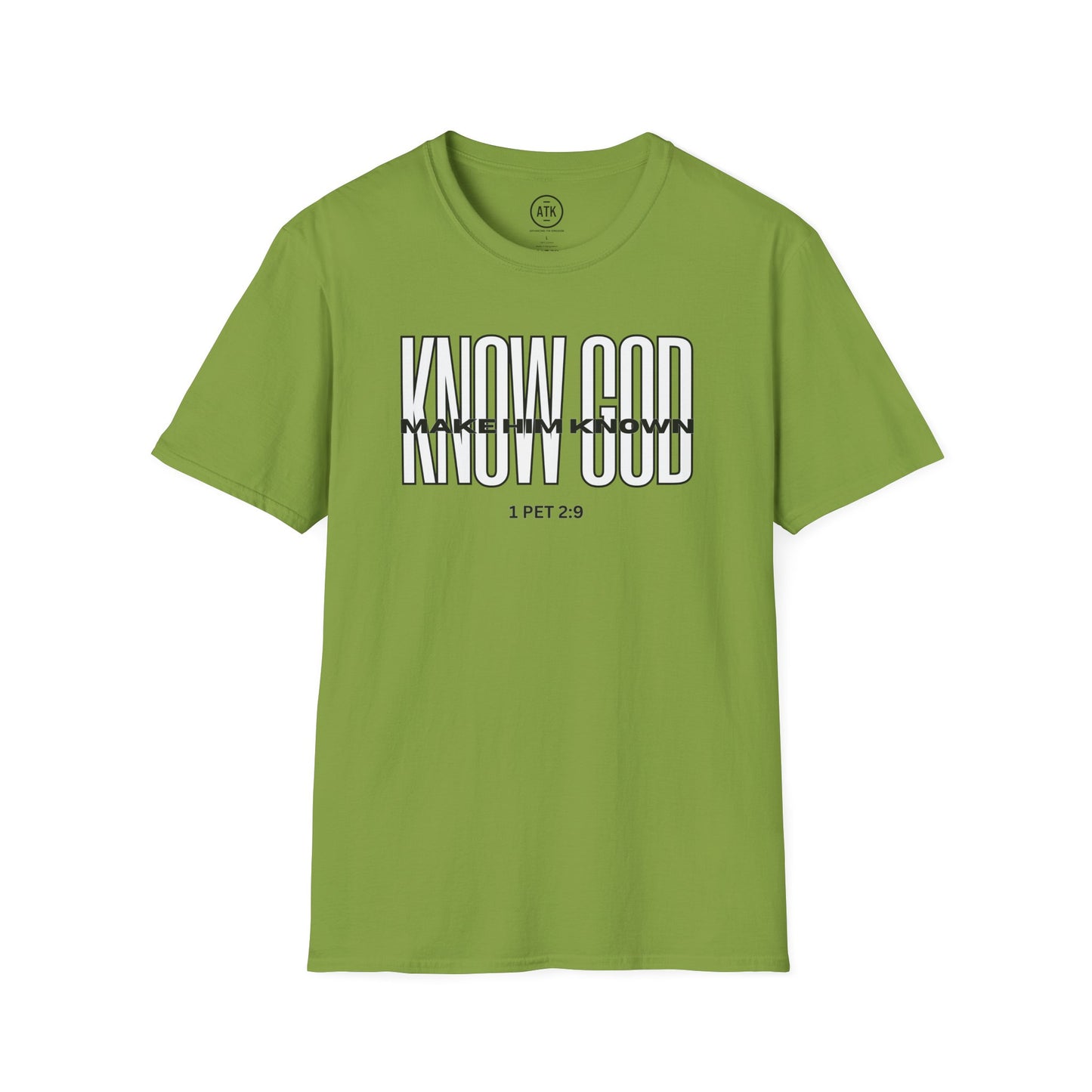 KNOW GOD UNISEX SOFTSTYLE TSHIRT