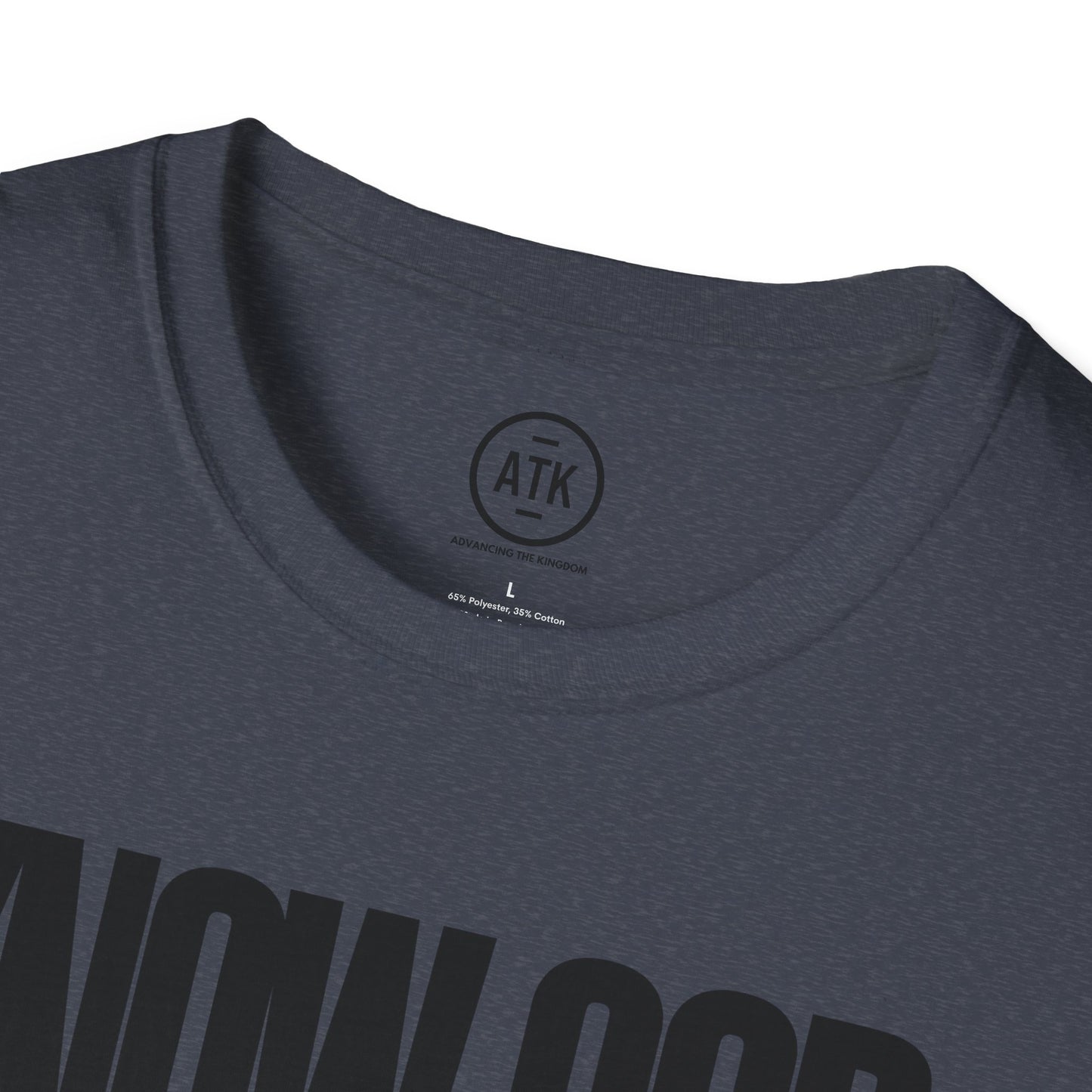 Know God Unisex Softstyle T-Shirt BLK