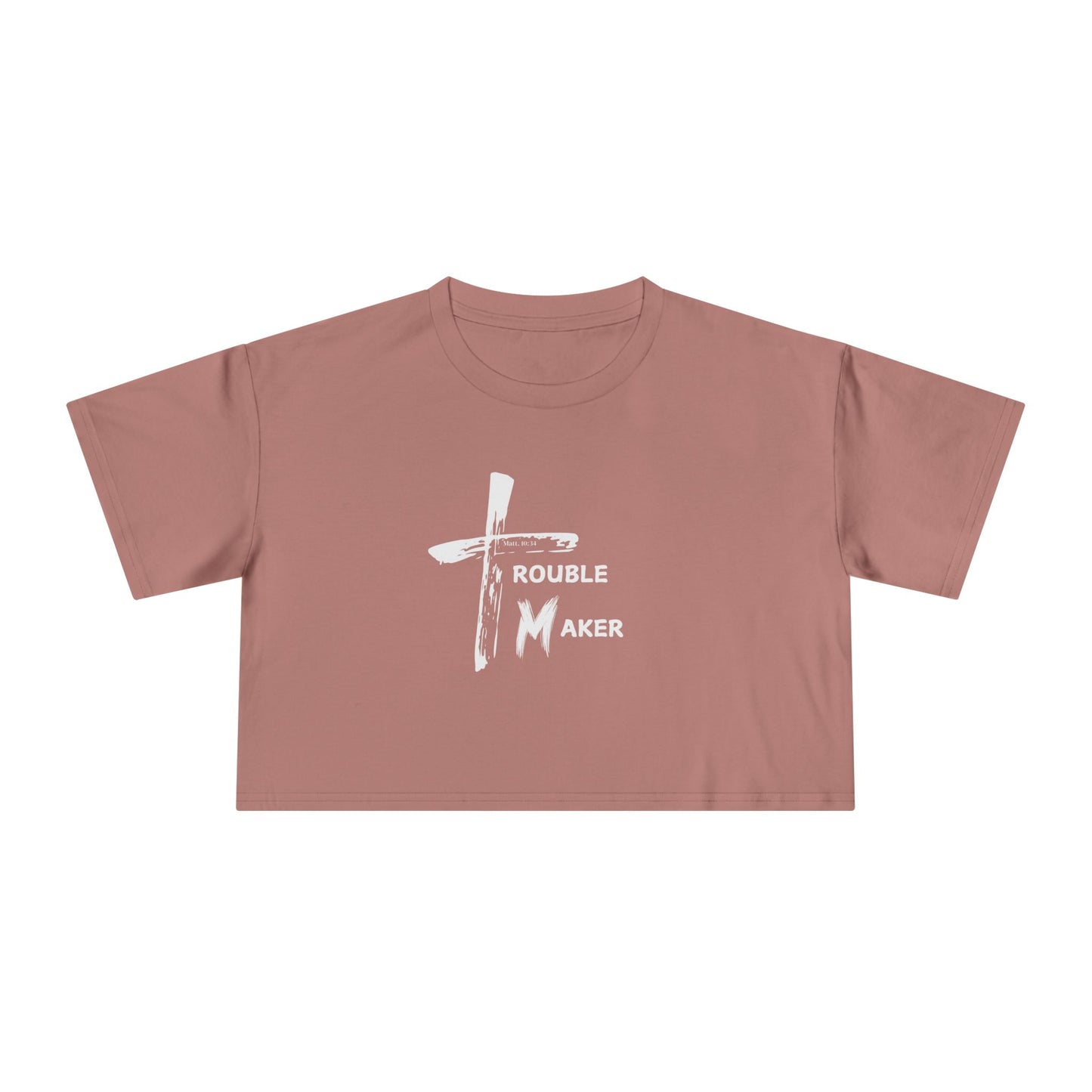 Trouble Maker Women's Crop Tee
