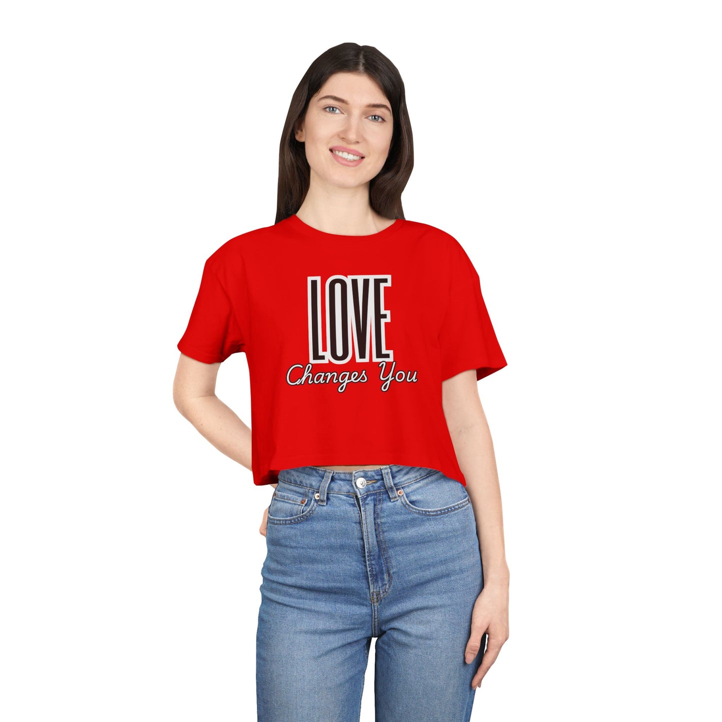 Love Changes You Crop Tee