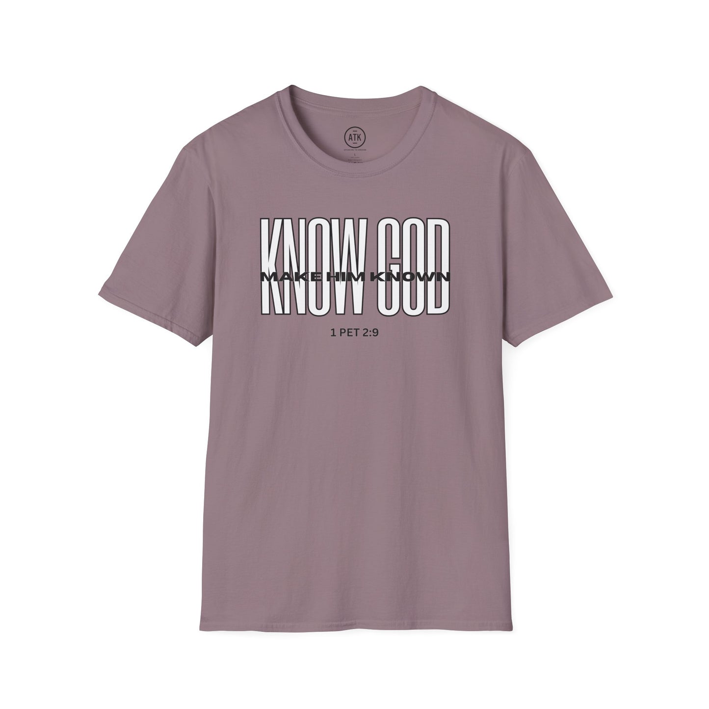 KNOW GOD UNISEX SOFTSTYLE TSHIRT
