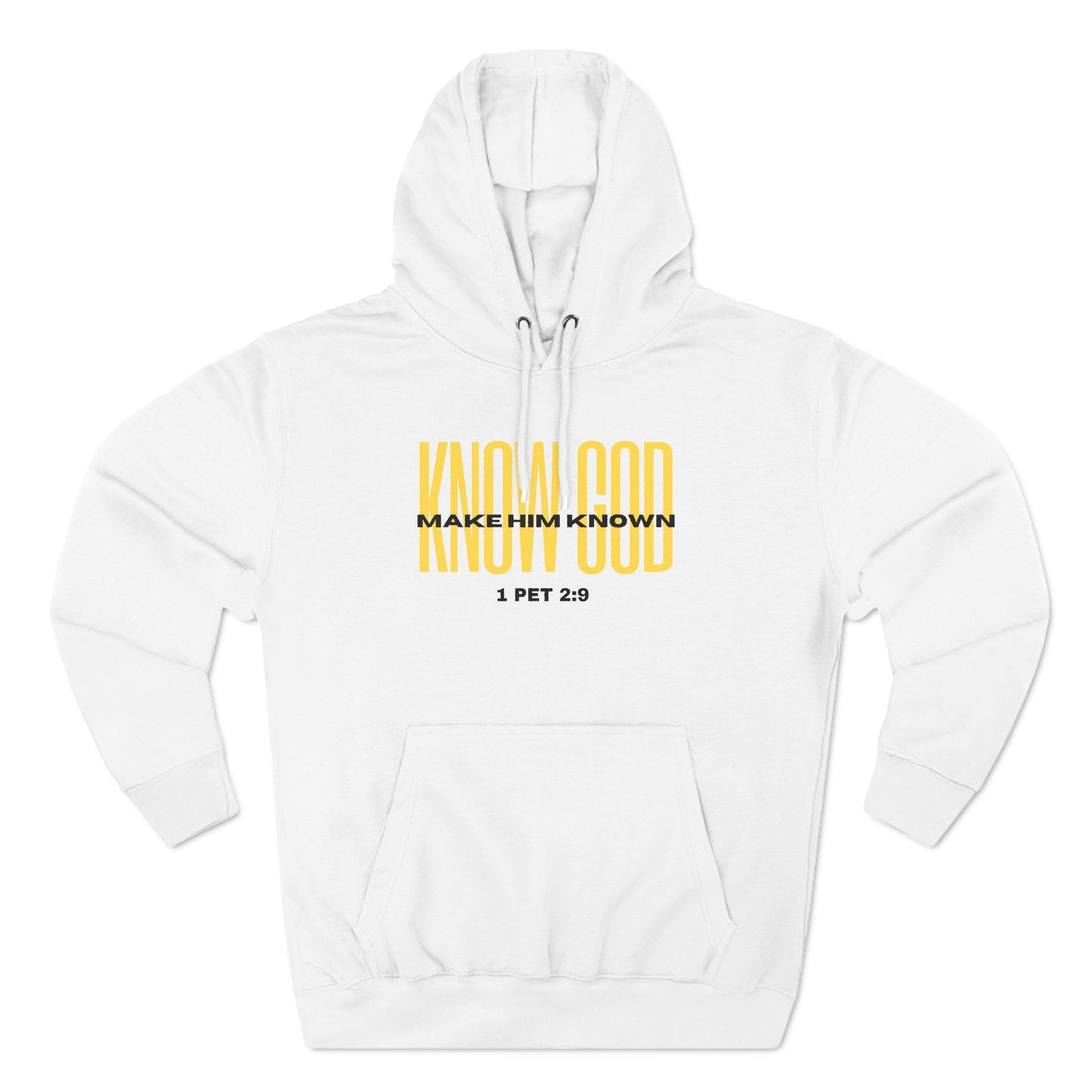 Know God/ Make Him Know Fleece Hoodie