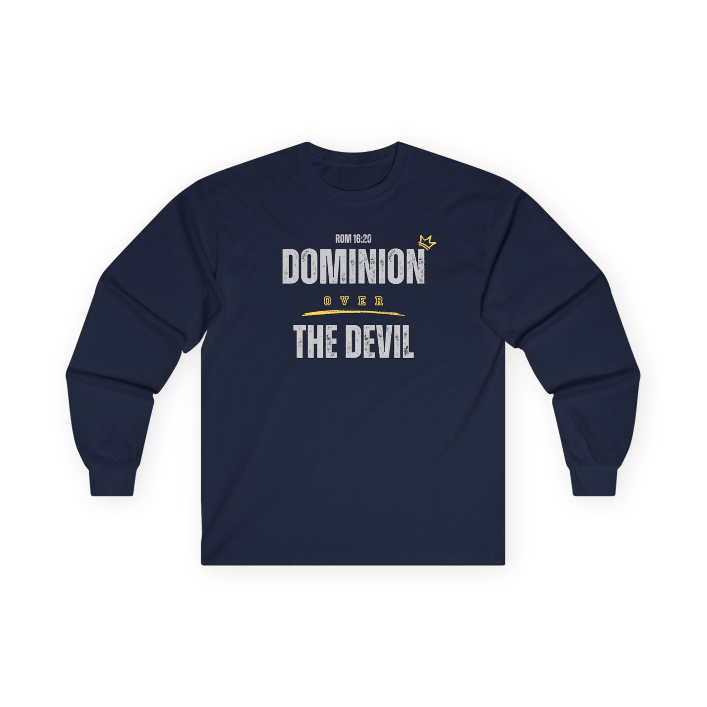 Dominion Over the Devil (Grey) - Long Sleeve Tee