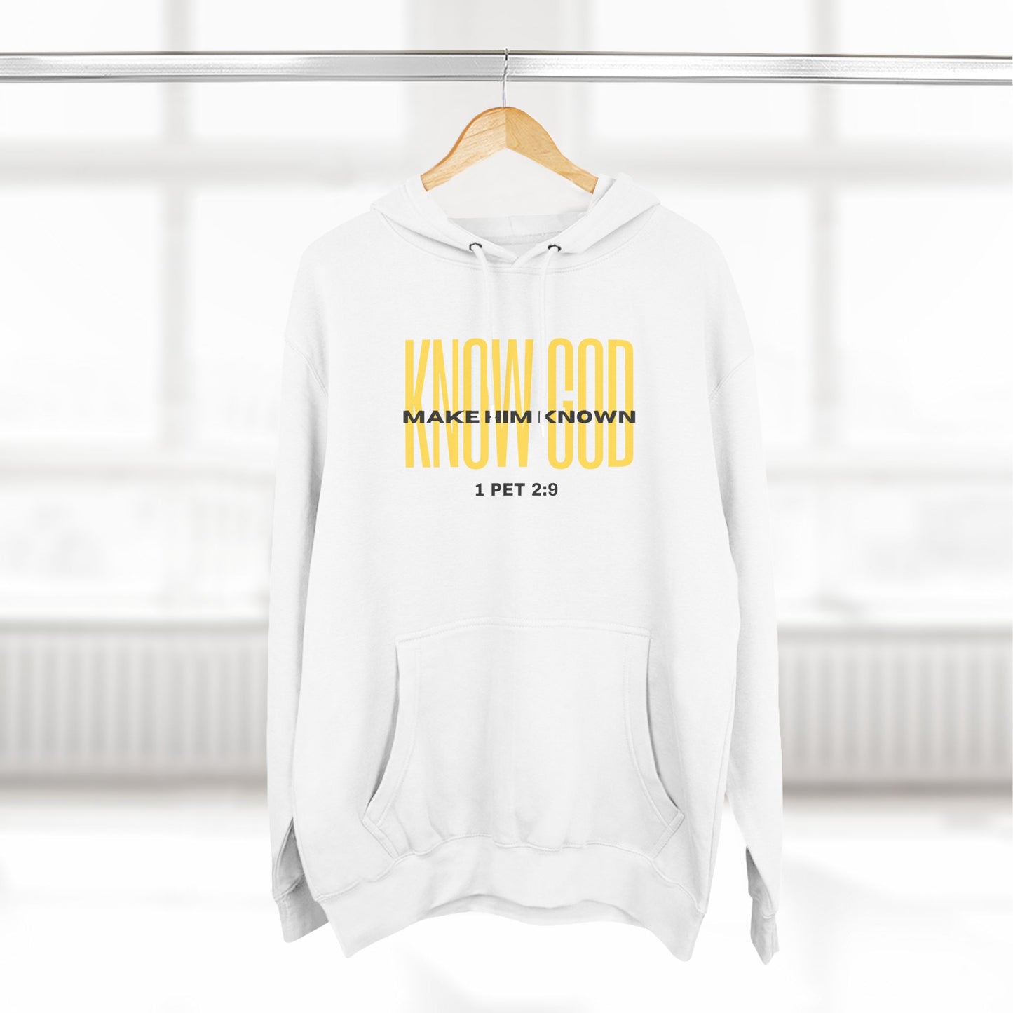 Know God/ Make Him Know Fleece Hoodie