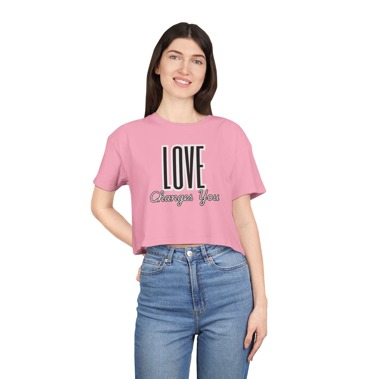 Love Changes You Crop Tee